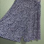 Vintage 100% silk floral prairie modest shorts split skirt high waisted boho Size L Photo 4