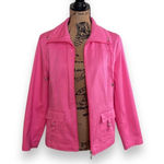 Studio Works Pink Spring Jacket Women’s Size Petite Medium  Petite Lined Photo 2