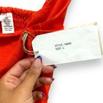 Midnight sky NWT Orange Bustier Corset Crop-top Large Photo 9