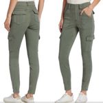 Spanx Stretch Twill Ankle Cargo Pant in Soft Sage Green Size Small Photo 3