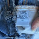 Vtg LEI Y2K Maxi Jean Skirt Sz 5 Slit Fringe Festival Western Boho High Waist Blue Photo 8