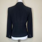 Alfani Vintage  Black 4-Button Blazer Jacket Size 10 Minimalist 90s Professional Photo 3