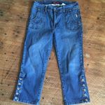 Baby Phat embroidered cat pocket Y2K jeans Photo 0