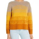 Bloomingdales C by Cashmere Ombré Color Block Sweater, Yellow Size M NWT $228 Photo 0