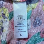 LuLaRoe  Duster Cardigan Large Long Sleeve Floral Print Long Linen Blend‎ Womens Photo 8