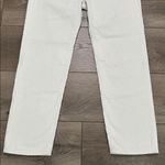 Vince  Union Slouch Cropped Corduroy Button Fly Straight Leg Pants Cream Size 0 Photo 3
