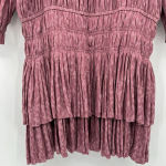 Current Air  Anthropologie Aurelie Pleated Smocked Waist Mini Dress Size Medium‎ Photo 6