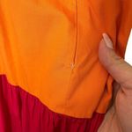 Milly  Nicola Colorblock Maxi Dress Women’s Size 4 Sleeveless Cotton Poplin Photo 10