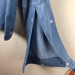 Cloth & Stone Chambray Polka Dot Top Tie Back XS Photo 6