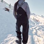 Free People Hit The Slopes Fleece Overalls Photo 2