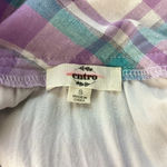 Entro  Plaid Tiered Sundress Size Small Purple Photo 5