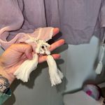 Urban Outfitters NWT UO Wild Horses Tassel Blouse In Lilac Photo 6