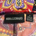 Nina Leonard  Paisley Stretch Dress NWT Size Small L5915A Flowy Bright‎ Floral Photo 8