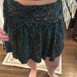 Free People Women's Saturday Sun Ruched Mini Skirt Dark Green Photo 6