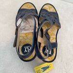 Fly London  Leather Braided front Wedge Sandals Lipstick size 38 Photo 6