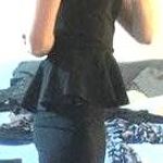 Seductions Black Peplum Dress Photo 3