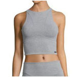 Koral Women's Gray Defense Crop Top In Cloud Sports Bra Size Medium NWT Photo 2