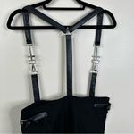 KILLSTAR  Suspender Pants Womens XXL Black Upside Down Cross Emo Grunge Goth Photo 7