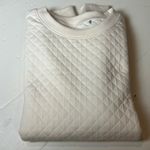Walter Hagen White Quilted Crewneck Sweatshirt Pullover Cotton Blend Women's XXL Photo 4