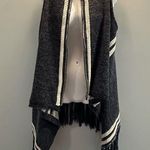 Paper Crane Anthropologie  reversible fringed tassle sleeveless cardigan … Photo 0