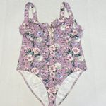 River Island  Sleeveless Ruffle Bodysuit In Light Purple Size 16 (b8.1) Photo 3