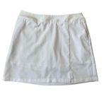 Adidas  White Clima Cool Side Zip Skirt/Skort Size 4 | 42-27 Photo 2
