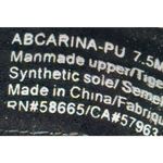 Abound  Dress Sandals Size 7.5 Black Carina Glitter Slip On Open Square Toe Heels Photo 6