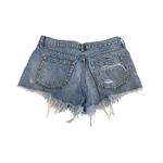 Free People Free People We The Free Good Vibrations Distressed Denim Shorts 29 Photo 1