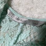 ZARA Light Blue Lace Bodycon Dress Photo 9