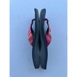 Clarks  Tate Muse Pink Multi-Stripe Flip Flops Thong Sandals 8 Photo 3