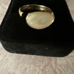 Gorgeous Ladies Golden Faux Gemstone Adjustable Statement Ring Size 7 Photo 1