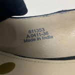 Boden Melody Suede Loafers Black & Pewter Fringe Flats Size 36 / US 5.5 Photo 10