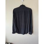 Equipment NWOT  Silk Pinstripe Shirt in Black Size XS Photo 3