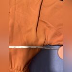 Heyday Orange Bishop Sleeve Shirt Dress Photo 5