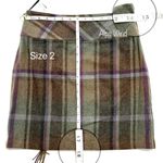 Ralph Lauren Lauren Wool Plaid Fringe Trim Tweed Mini Skirt Chose Ur Sz NWT Photo 14