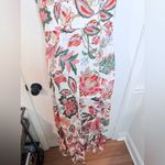 Revolve Brand Misa Casablanca Floral Midi Dress Size M NWT. Low Cut Pink Size M Photo 12