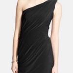 Soprano One Shoulder Black Cocktail Dress Photo 0