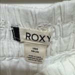 Roxy White Eyelet High Waist Shorts Photo 1