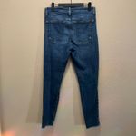joe's jeans Joe's Skinny Jeans Distressed Blue Denim Cotton Stretch Hi-Rise Dark Wash Sz 28 Photo 2