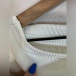 o.p.t. White Off The Shoulder Long Sleeve Maxi Sweater Dress size XS $198 Photo 6