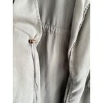 Max jeans A4  Olive Green Sleeveless‎ Chambray Tencel Utility Duster Vest Small S Photo 3