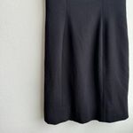 Anthropologie  Postmark Dress 00 Black Cut Collar Peter Pan Retro Pin Up Cochette Photo 3