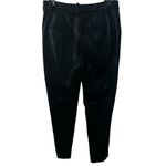 Madewell x Aimee Song The Fairbanks Pants in Black Vegan Leather Size 2 EUC Photo 5