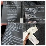 Ba&sh  Barthy Jumper Wool Mohair Gray Rhinestone Detail Sweater Size M FLAWED Photo 11