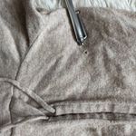 & Other Stories Hoodie Oversized Wool Knit Long Sleeve Pullover Hooded Tan L Photo 10