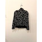 Lafayette 148  Bryant Palmetto Printed Zip Bomber Jacket Black/White Womens Small Photo 2