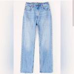 Abercrombie & Fitch  Curve Love Ankle Straight Ultra High Rise Jeans Light 28 / 6 Photo 1