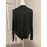 Rag and Bone  Black Long Sleeve Pullover Scoop Neck Blouse Rayon XS Photo 2
