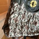 Brighton RARE Beautiful Lockheart By  Green Leather Beaded Tote Bag Photo 1