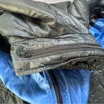 Vintage Duckster Windbreaker Jacket Hidden Hood Size Large Retro White Photo 12